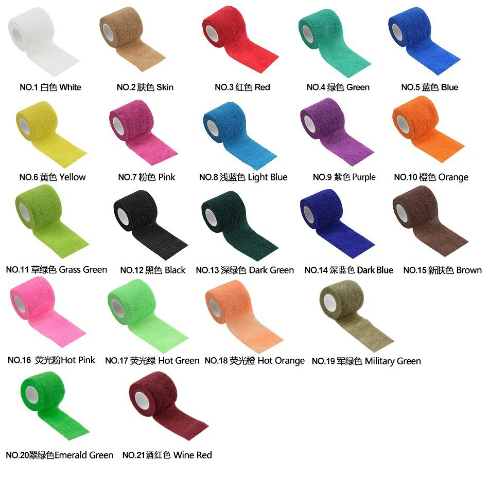 color of Cohesive sports tape